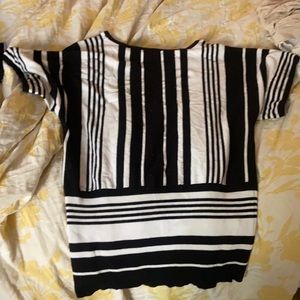 Black and white shirt